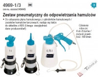 HAZET - Zestaw pneumatyczny do odpowietrzania hamulców - 4969-1/3