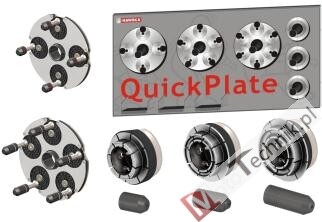 HAWEKA - Starter-Kit - Zestaw 2 płyt QuickPlate IV + 2 tuleje DuoExpert do wyważarek Hofmann PowerClamp