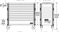 HAZET - Wózek Narzędziowy z wyposażeniem - 378 element. (179NXXL-8/378) 5e8df241db882.jpg